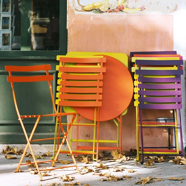 Bistro Metal Chair, Honey Matte 6 Bistro Metal Chair, Honey Matte – Bild 4