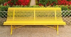 Louisiane Bank, 200 Cm/ Anthracite -Hay || Brafab || FIAM Verkaufsgeschäft fermob louisiane bank 200 cm 3 4