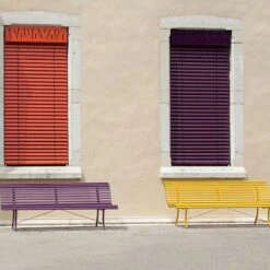 Louisiane Bench 200, Rosemary -Hay || Brafab || FIAM Verkaufsgeschäft fermob louisiane bench 200 rosemary 1