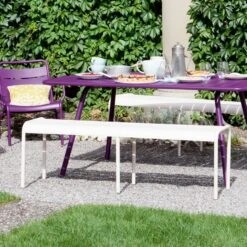 Luxembourg Bank, 145 Cm/ Clay Grey -Hay || Brafab || FIAM Verkaufsgeschäft fermob luxembourg bank 145 cm 1 1