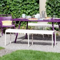 Luxembourg Bench 145, Anthracite -Hay || Brafab || FIAM Verkaufsgeschäft fermob luxembourg bench 145 anthracite 1