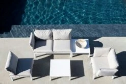 FIAM Domino Sessel, Beige/Weiß -Hay || Brafab || FIAM Verkaufsgeschäft fiam fatolj vit beige 5