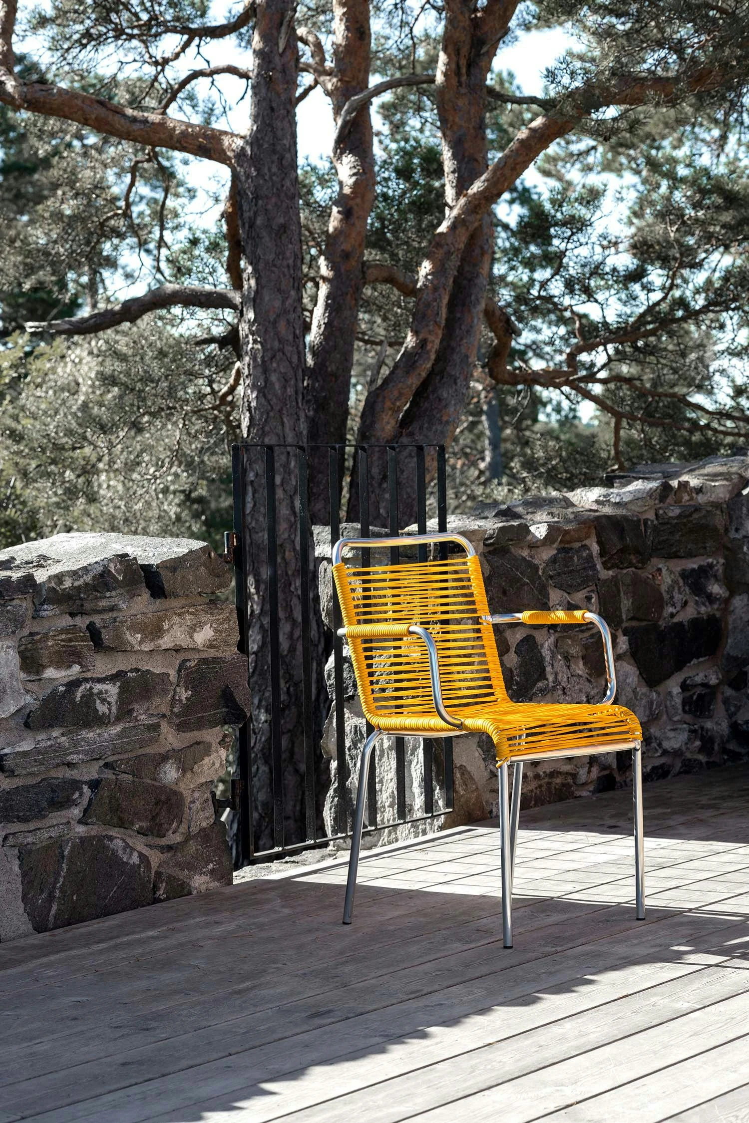 FIAM Mya Spaghetti Lehnstuhl, Gelb 4 FIAM Mya Spaghetti Lehnstuhl, Gelb – Bild 2