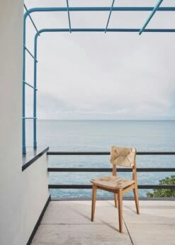 Gubi C-Chair Outdoor Esszimmerstuhl Teakholz -Hay || Brafab || FIAM Verkaufsgeschäft gubi c chair outdoor dining chair 4