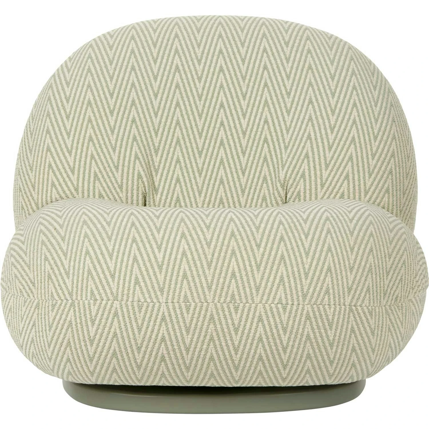 Gubi Pacha Outdoor Loungesessel, Dedar Chevron Outdoor Fr 008, Moosgrüner Fuß 3 Gubi Pacha Outdoor Loungesessel, Dedar Chevron Outdoor Fr 008, Moosgrüner Fuß