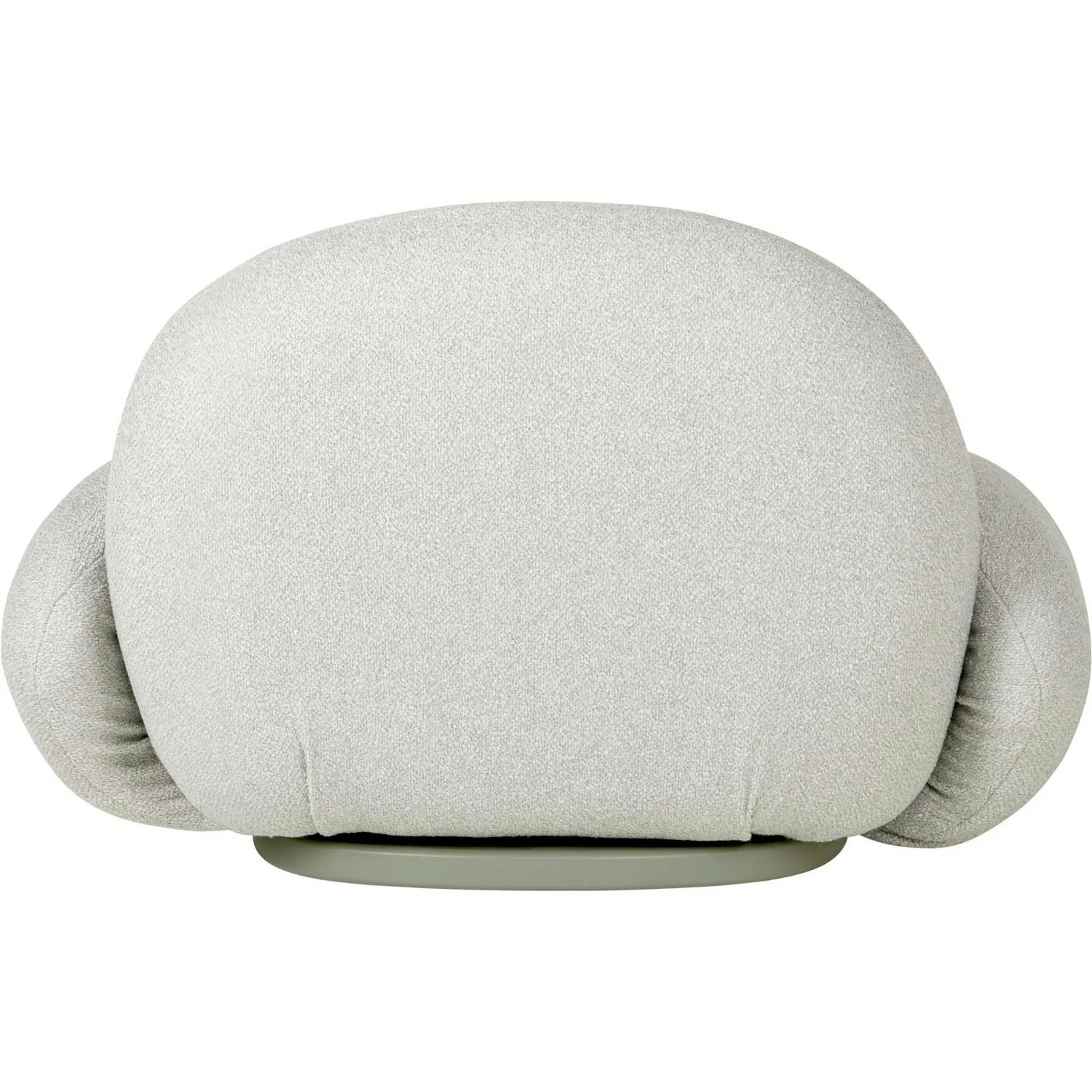 Gubi Pacha Outdoor Loungesessel Mit Armlehne, Dedar Libera 003, Moosgrüner Fuß 5 Gubi Pacha Outdoor Loungesessel Mit Armlehne, Dedar Libera 003, Moosgrüner Fuß – Bild 3