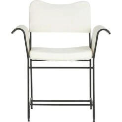 Gubi Tropique Esszimmerstuhl, Classic Black / Leslie 06