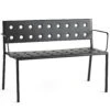 Hay Balcony Bank Mit Armlehne, Anthracite