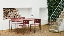 Hay Balcony Esszimmerstuhl, Iron Red -Hay || Brafab || FIAM Verkaufsgeschäft hay balcony dining chair anthracite 6