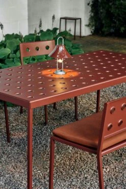 Hay Balcony Esszimmerstuhl, Iron Red -Hay || Brafab || FIAM Verkaufsgeschäft hay balcony dining chair anthracite 8