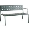 Hay Balcony Loungebank Mit Armlehnen, Dark Forest -Hay || Brafab || FIAM Verkaufsgeschäft hay balcony lounge bench anthracite powder 4
