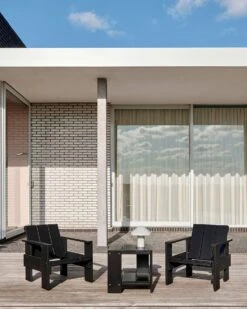 Hay Crate Loungesessel, Schwarz -Hay || Brafab || FIAM Verkaufsgeschäft hay crate lounge chair water based lacquered pinewood 16