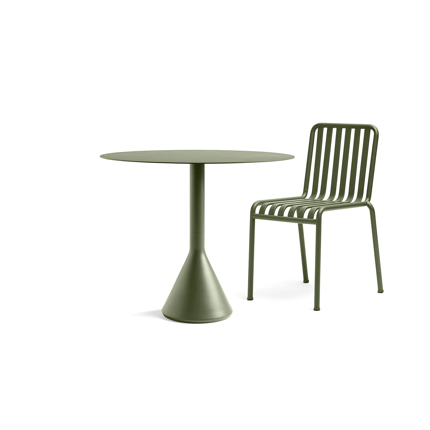 Hay Palissade Cone Tisch Ø70, Olive 4 Hay Palissade Cone Tisch Ø70, Olive – Bild 2