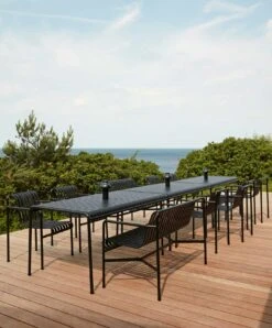 Hay Palissade Dining Lehnstuhl, Anthrazit -Hay || Brafab || FIAM Verkaufsgeschäft hay palissade dining lehnstuhl 5