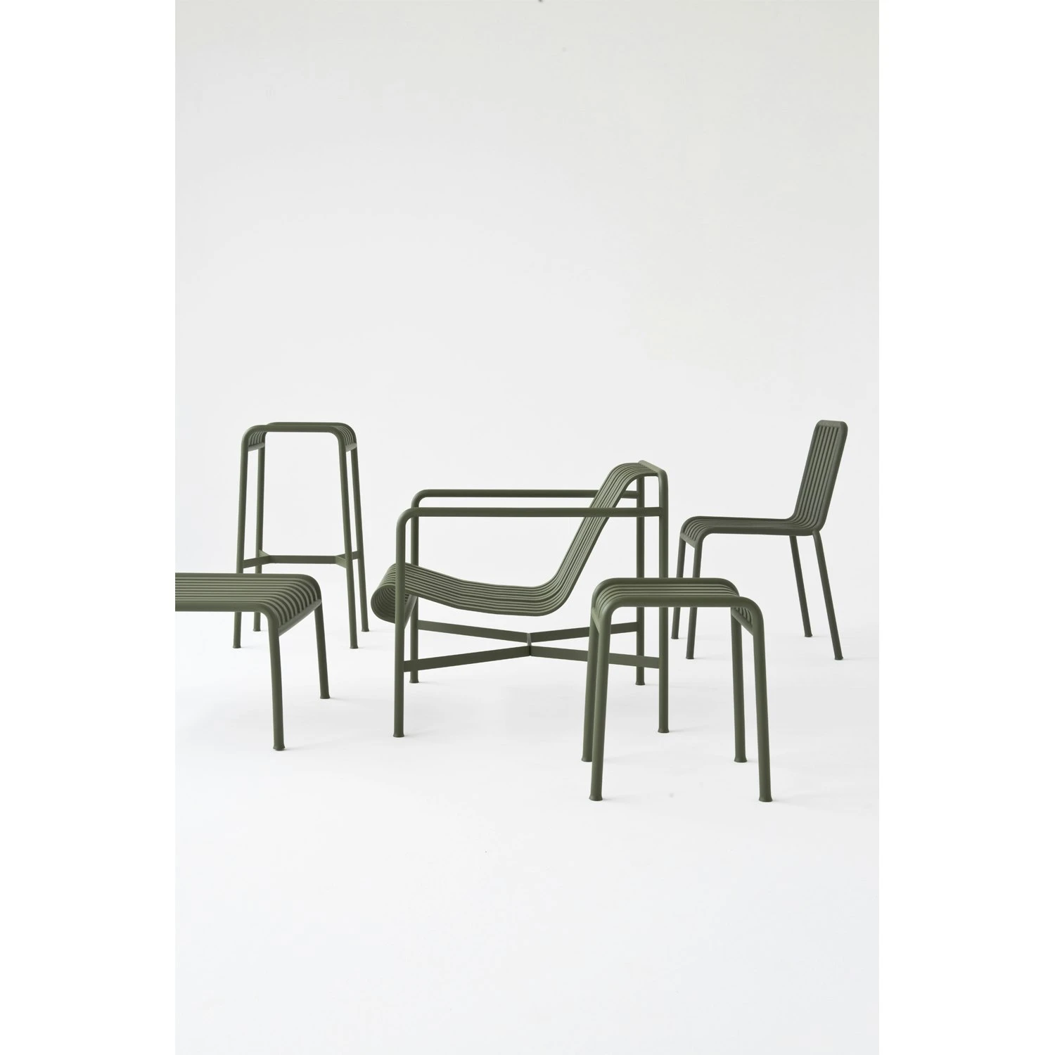 Hay Palissade Hocker, Olive 7 Hay Palissade Hocker, Olive – Bild 5