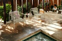 Hay Palissade Loungesessel Kurz, Sky Grey -Hay || Brafab || FIAM Verkaufsgeschäft hay palissade loungesessel kurz 5