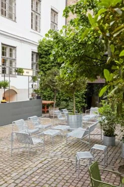 Hay Palissade Ottoman, Feuerverzinkt -Hay || Brafab || FIAM Verkaufsgeschäft hay palissade polsterhocker 10