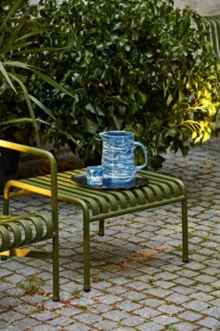 Hay Palissade Ottoman, Olive -Hay || Brafab || FIAM Verkaufsgeschäft hay palissade polsterhocker 7