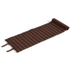 Hay Quilted Cushion Crate Lounge Chair- Sky Grey Loungesessel Iron Red