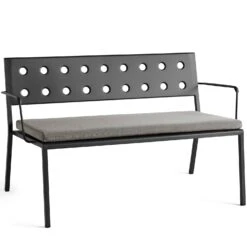 Hay Balcony Sitzkissen Für Loungesofa, Schwarz -Hay || Brafab || FIAM Verkaufsgeschäft hay seat cushion for balcony lounge bench beige 12