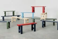 Hay Weekday Bank 23x111 Cm, Olive -Hay || Brafab || FIAM Verkaufsgeschäft hay weekday bench l111 water based pinewood 12