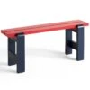 Hay Weekday Bank 23x111 Cm, Steel Blue/Weinrot -Hay || Brafab || FIAM Verkaufsgeschäft hay weekday bench l111 water based pinewood 47