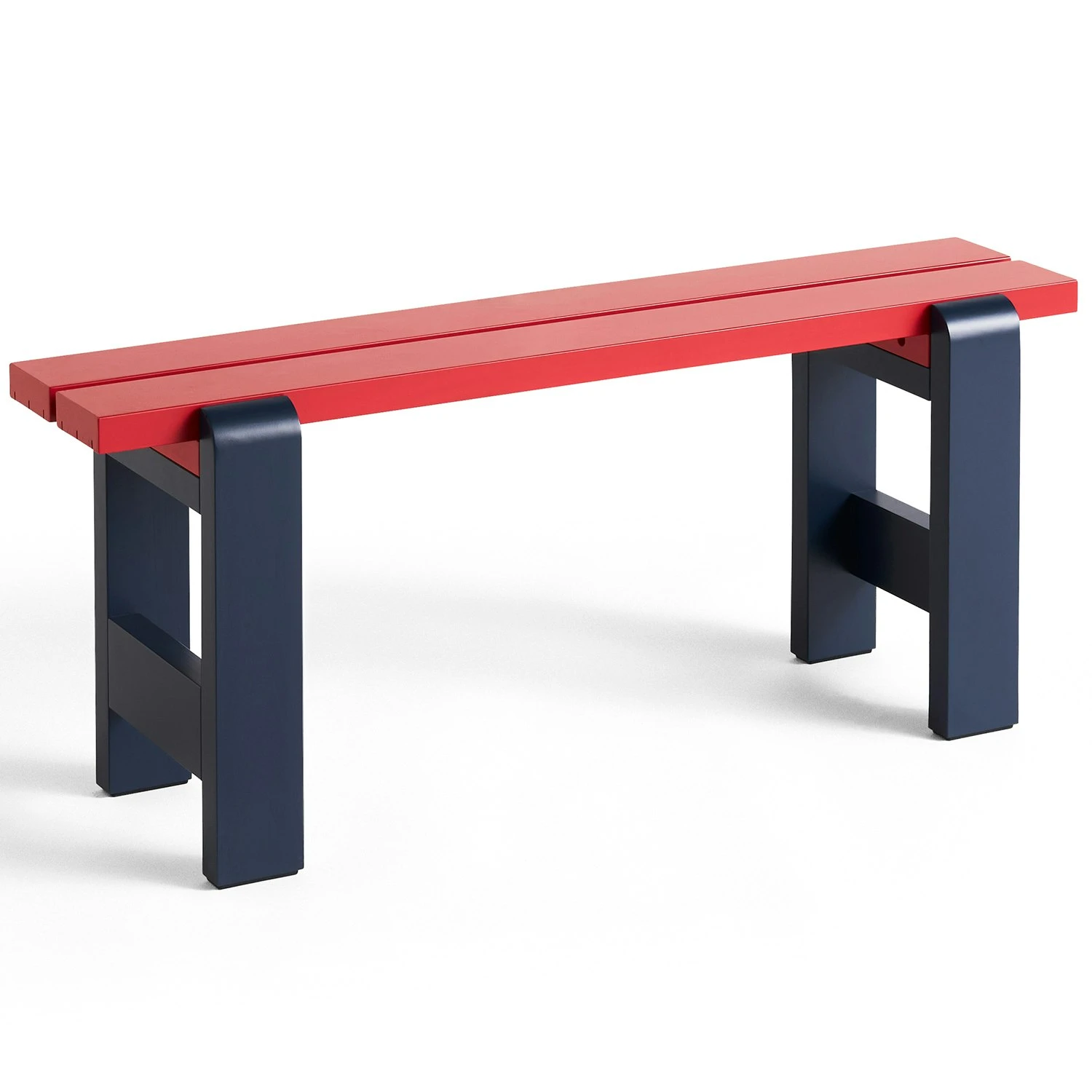 Hay Weekday Bank 23x111 Cm, Steel Blue/Weinrot 3 Hay Weekday Bank 23x111 Cm, Steel Blue/Weinrot