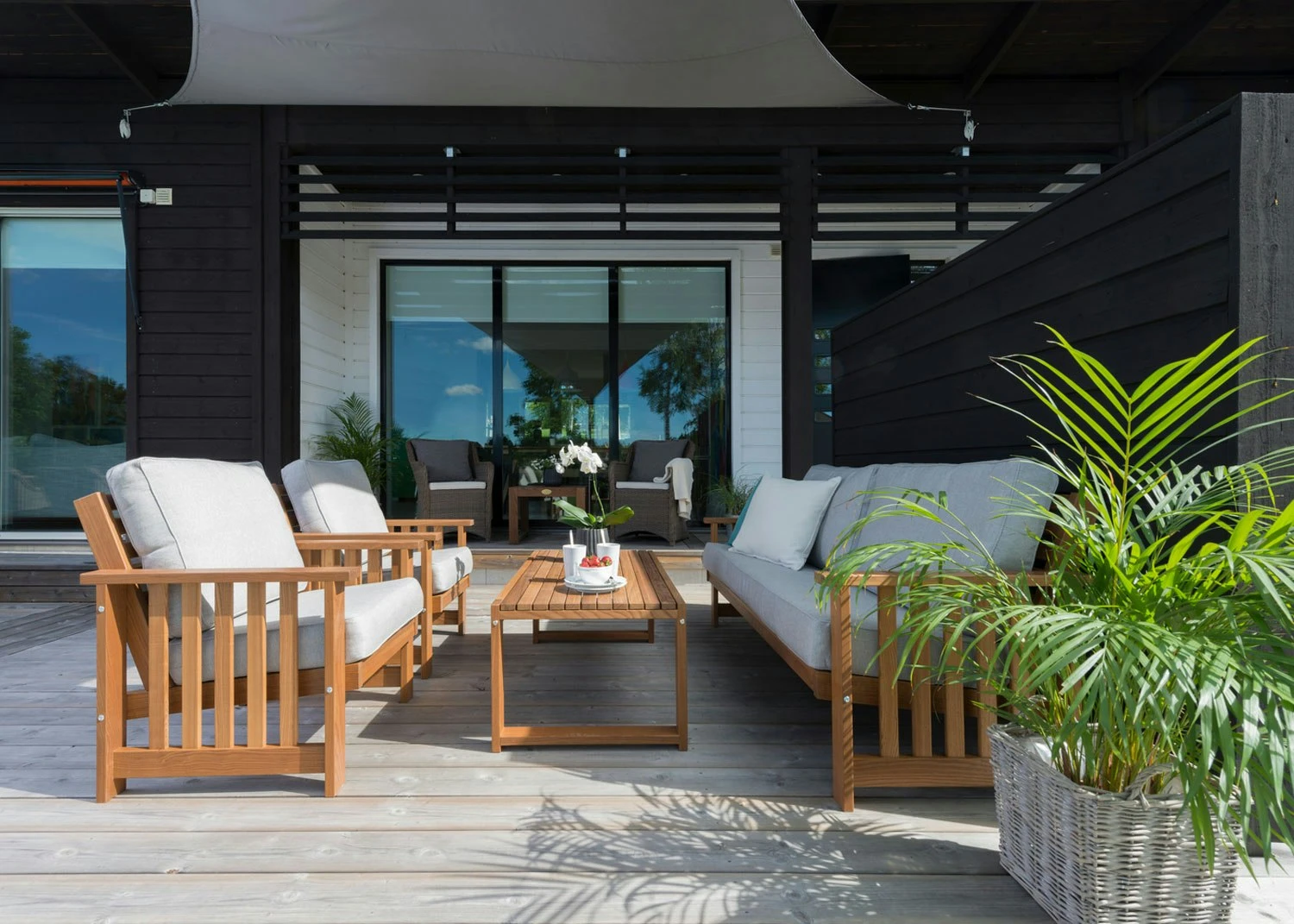 Gotland Sofa 3-Sitzer 182 Cm, Wärmebehandelt Esche 5 Gotland Sofa 3-Sitzer 182 Cm, Wärmebehandelt Esche – Bild 3