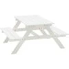 Picnic Mini Picknicktisch 48x90 Cm, Weiß -Hay || Brafab || FIAM Verkaufsgeschäft hillerstorp picnic mini svart 0