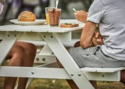 Picnic Mini Picknicktisch 48x90 Cm, Weiß -Hay || Brafab || FIAM Verkaufsgeschäft hillerstorp picnic mini svart 4