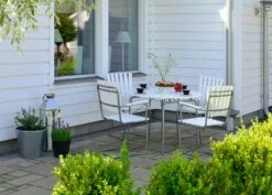 Sandhamn Tisch Ø100 Cm, Weiß 10 Sandhamn Tisch Ø100 Cm, Weiß -Hay || Brafab || FIAM Verkaufsgeschäft hillerstorp sandhamn bord 100 cm fallbart stal vit 4