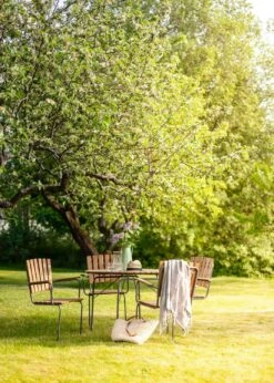 Sandhamn Tisch Ø100 Cm, Wärmebehandelt Esche -Hay || Brafab || FIAM Verkaufsgeschäft hillerstorp sandhamn bord 100cm fallbart gra varmebeh ask 2