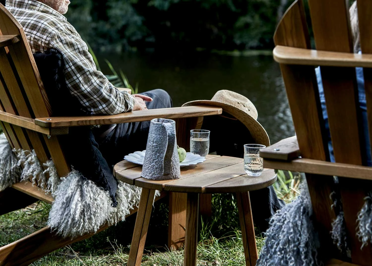 Tennessee Beistelltisch Ø50x41 Cm, Wärmebehandelt Esche 4 Tennessee Beistelltisch Ø50x41 Cm, Wärmebehandelt Esche – Bild 2