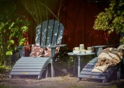 Tennessee Liegestuhl Mit Fußhocker, Stahlgrau -Hay || Brafab || FIAM Verkaufsgeschäft hillerstorp tennessee deckchair with footstool 9