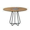 Circle Dining Table 110 Cm, Bamboo/Black -Hay || Brafab || FIAM Verkaufsgeschäft houe circle dining table 110 cm bamboo black 0
