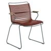 Click Dining Chair, Paprika/Grey 1 Click Dining Chair, Paprika/Grey -Hay || Brafab || FIAM Verkaufsgeschäft houe click dining chair 2