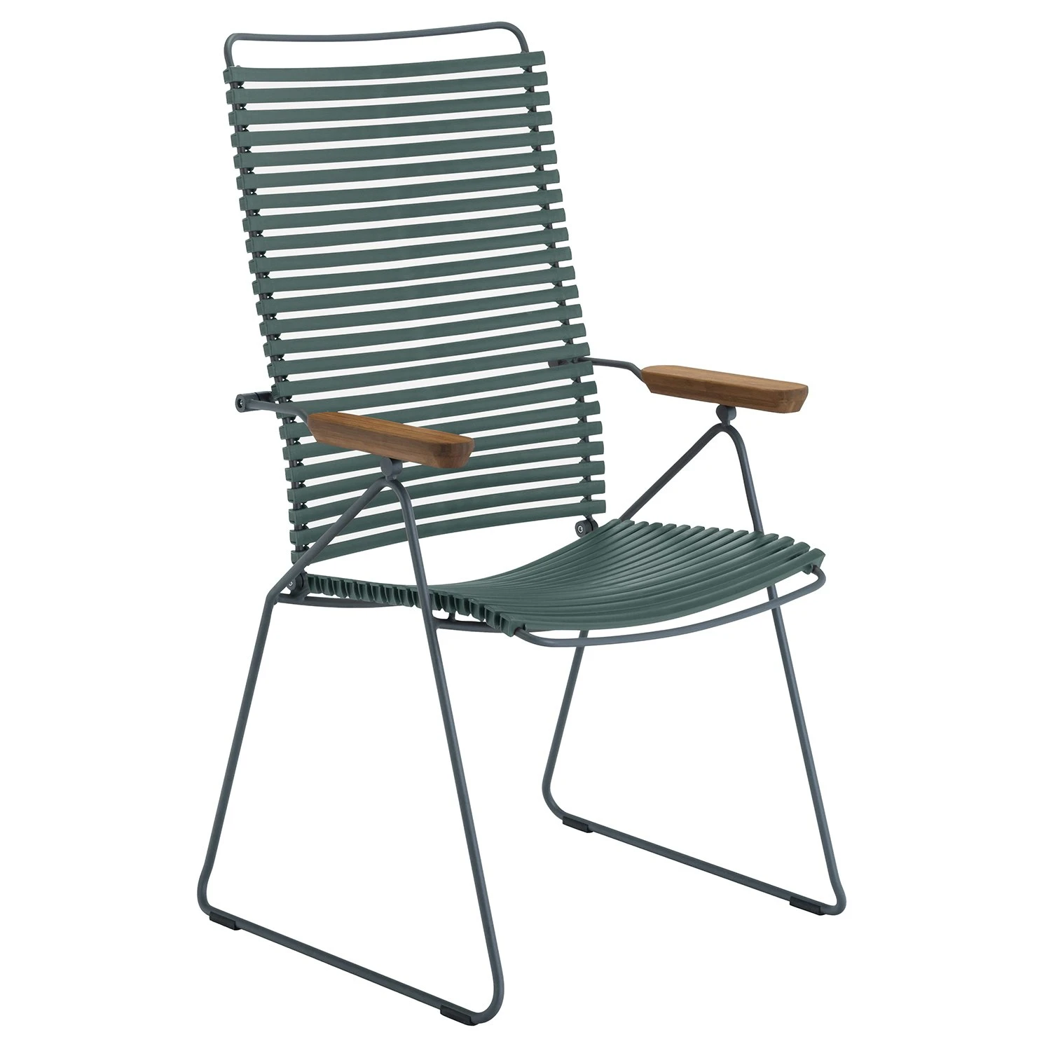 Click Position Dining Chair, Pine Green/Grey 3 Click Position Dining Chair, Pine Green/Grey