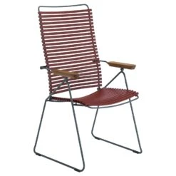 Click Position Dining Chair, Paprika/Grey