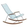 Click Rocking Chair, Dusty Light Blue/Grey -Hay || Brafab || FIAM Verkaufsgeschäft houe click rocking chair 11