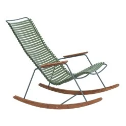 Click Rocking Chair, Olive Green/Grey