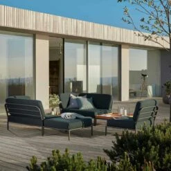 LEVEL Stuhl Ecke Links, Alpine -Hay || Brafab || FIAM Verkaufsgeschäft houe level corner right alpine sunbrella heritage 14