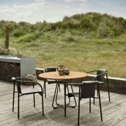 NAMI Stuhl Mit Armlehne, Schwarz 8 NAMI Stuhl Mit Armlehne, Schwarz -Hay || Brafab || FIAM Verkaufsgeschäft houe nami dining chair with armrest monoolive green 3