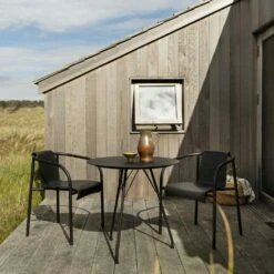 NAMI Stuhl Mit Armlehne, Schwarz 10 NAMI Stuhl Mit Armlehne, Schwarz -Hay || Brafab || FIAM Verkaufsgeschäft houe nami dining chair with armrest monoolive green 5