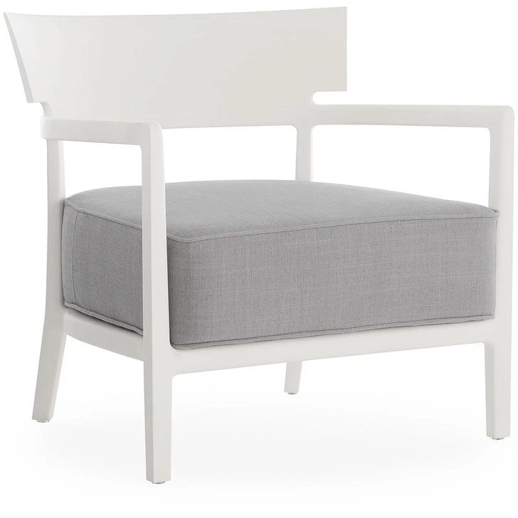 Kartell Cara Mat Sessel Im Freien Nutzbar, Grau / Weiß 3 Kartell Cara Mat Sessel Im Freien Nutzbar, Grau / Weiß