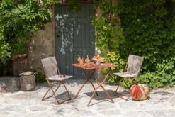 Lafuma Balcony II Colorblock Tisch 64x70 Cm, Canyon -Hay || Brafab || FIAM Verkaufsgeschäft lafuma balcony table cb moss moss 13