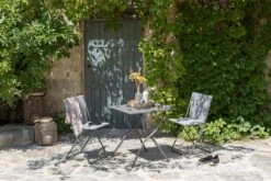 Lafuma Balcony II Colorblock Tisch 64x70 Cm, Titan -Hay || Brafab || FIAM Verkaufsgeschäft lafuma balcony table cb moss moss 16