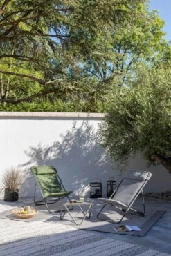 Lafuma Maxi Transat+ BeComfort® Liegestuhl, Olive -Hay || Brafab || FIAM Verkaufsgeschäft lafuma deckchair bleu encre titane 9