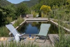 Lafuma Maxi Transat Colorblock Batyline® Iso Liegestuhl, Ciel -Hay || Brafab || FIAM Verkaufsgeschäft lafuma maxi transat liegestuhl papagueno 30