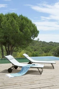 Lafuma Miami Batyline Sun Bed, Duo Obsidian -Hay || Brafab || FIAM Verkaufsgeschäft lafuma miami sun bed ecume black 4 1