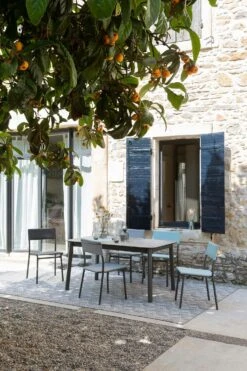 Lafuma Oron Tisch Laminat, L 100x190-250 Cm, Ciment / Titan -Hay || Brafab || FIAM Verkaufsgeschäft lafuma oron 150x100 cm table ciment sable 24